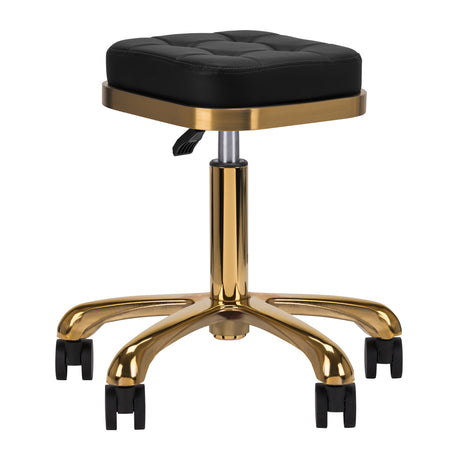 COSMETIC STOOL M-1645 BLACK GOLD - BVShop