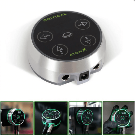 Critical Tattoo Power Supply Atom X Silver - BVShop