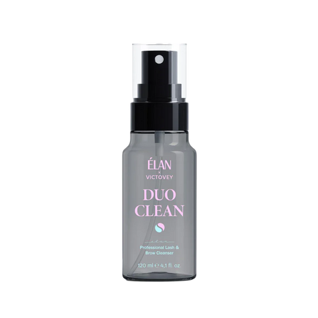 ELAN DuoClean lash and brow cleanser 120 ml bottle