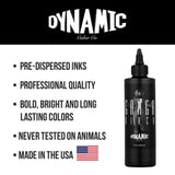 Dynamic Tattoo Ink Ganga Black 240ml - BVShop