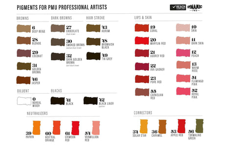 Dynamic PMU Pigment Dark Golden Brown 32 15ml - BVShop