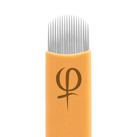 PhiAcademy Microblading Phi Box — close-up of a U304 blade included in the Phi Box