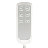 Electric cosmetic chair lux 273b + stool 304 white - BVShop