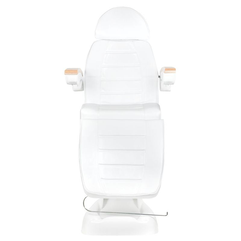 Electric cosmetic chair lux white / beech 3m - BVShop