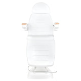 Electric cosmetic chair lux white / beech 3m - BVShop