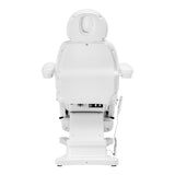 Electric cosmetic chair SILLON CLASSIC 3 motors with pedi cradle white - BVShop