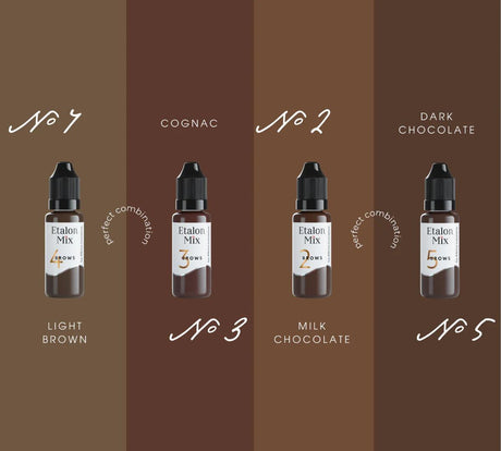 Etalon Mix Hybrid Line Eyebrow Mini Set 5x5ml - BVShop