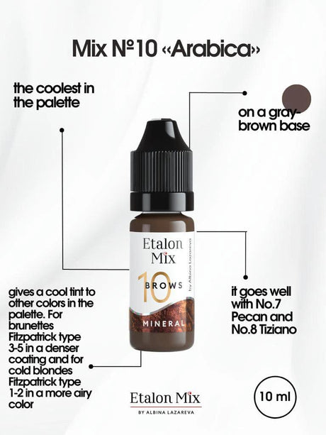 Etalon Mix Mineral Line Eyebrow Set 5x10ml - BVShop