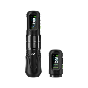 EZ P6 wireless tattoo pen Black with additional battery