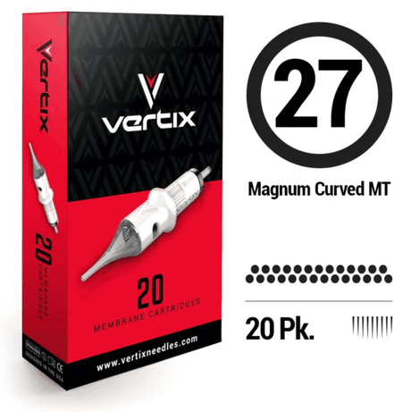 Vertix Tattoo Curved Magnum Cartridges - BVShop