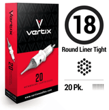 Vertix Tattoo Round Liner Tight Cartridges - BVShop