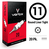 Vertix Tattoo Round Liner Tight Cartridges - BVShop