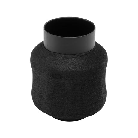 FK Irons Gorilla Black Foam Disposable Tattoo Grip, 50mm, single black foam cover with packaging for tattooing.