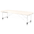 Folding massage table, aluminum comfort, 2-section cream - BVShop