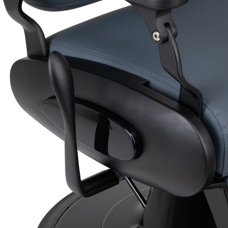 Gabbiano barber chair Francesco Black graphite - BVShop