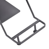 Gabbiano hairdressing chair Porto gray gray - BVShop