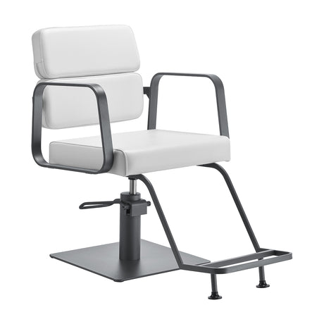Gabbiano hairdressing chair Porto gray white - BVShop