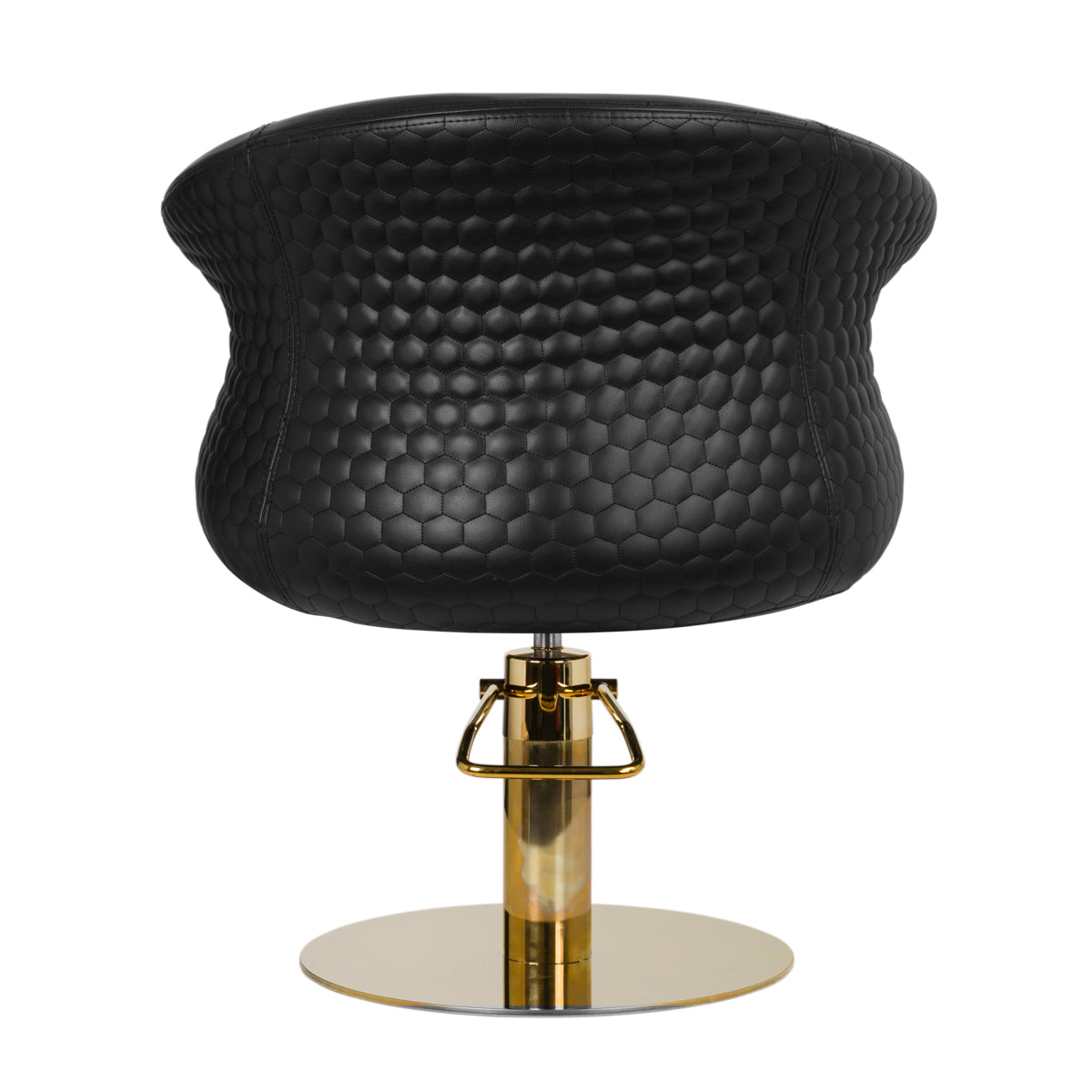 Gabbiano hairdressing chair Wersal gold black - BVShop