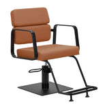Gabbiano Porto hairdressing chair black orange - BVShop