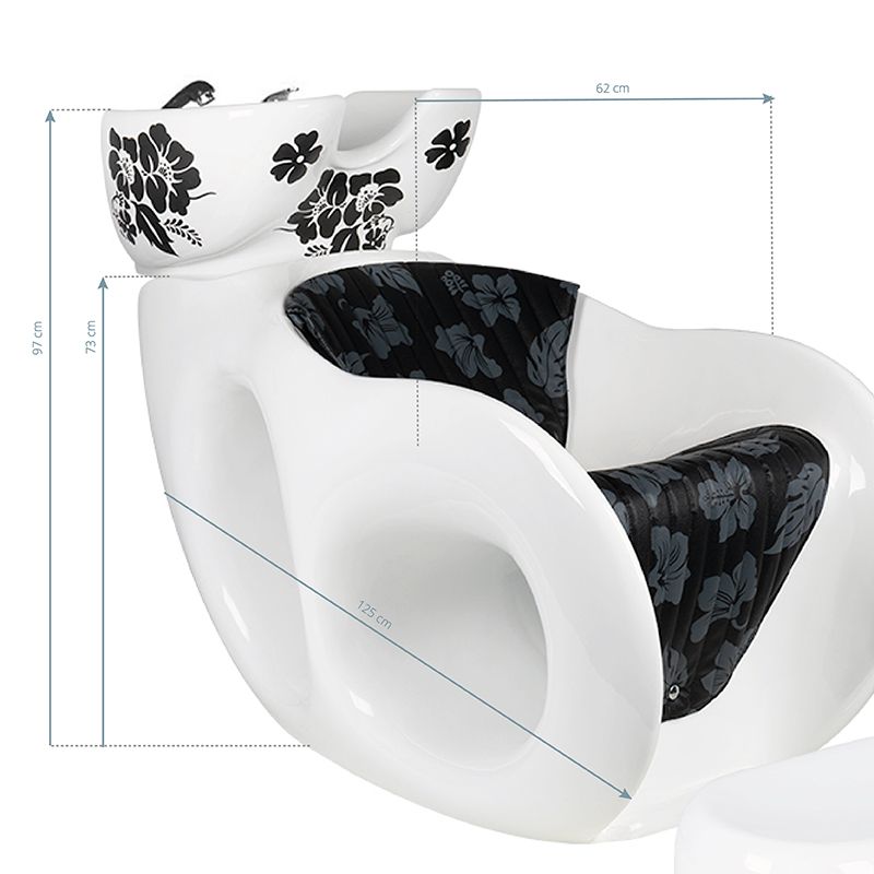 Gabbiano white mallow hairdressing wash unit - BVShop