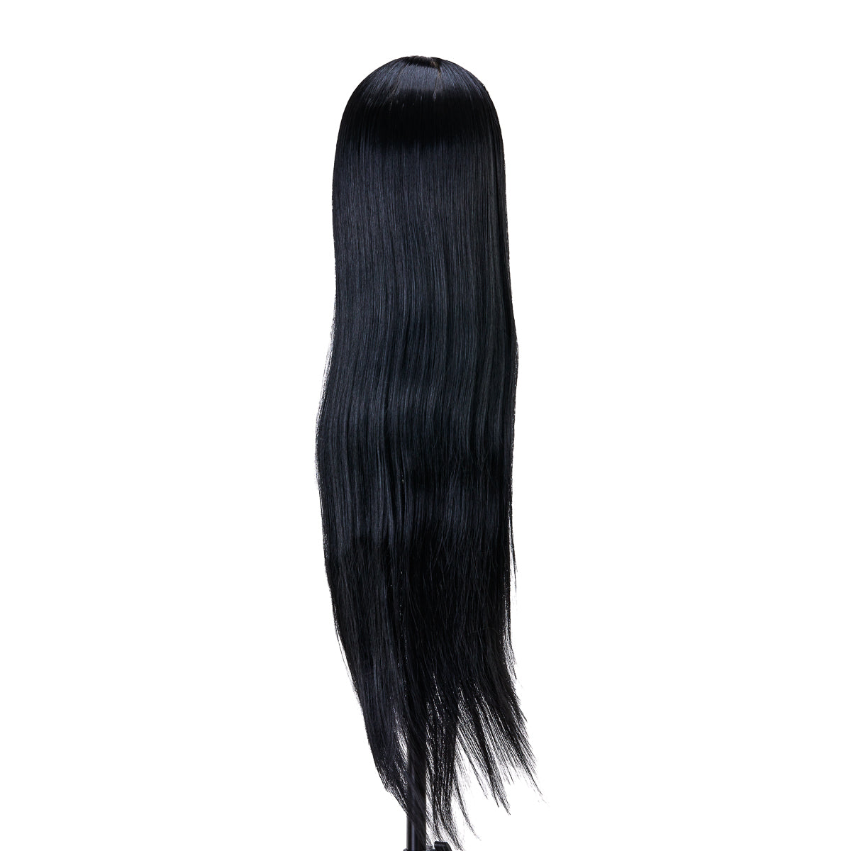 Gabbiano WZ2 hairdressing training head, synthetic hair, color 1#, length 24" - BVShop