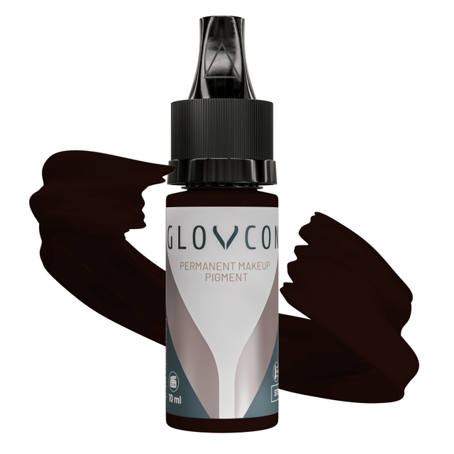 GLOVCON Espresso PMU brow and eyeliner pigment 10 ml bottle