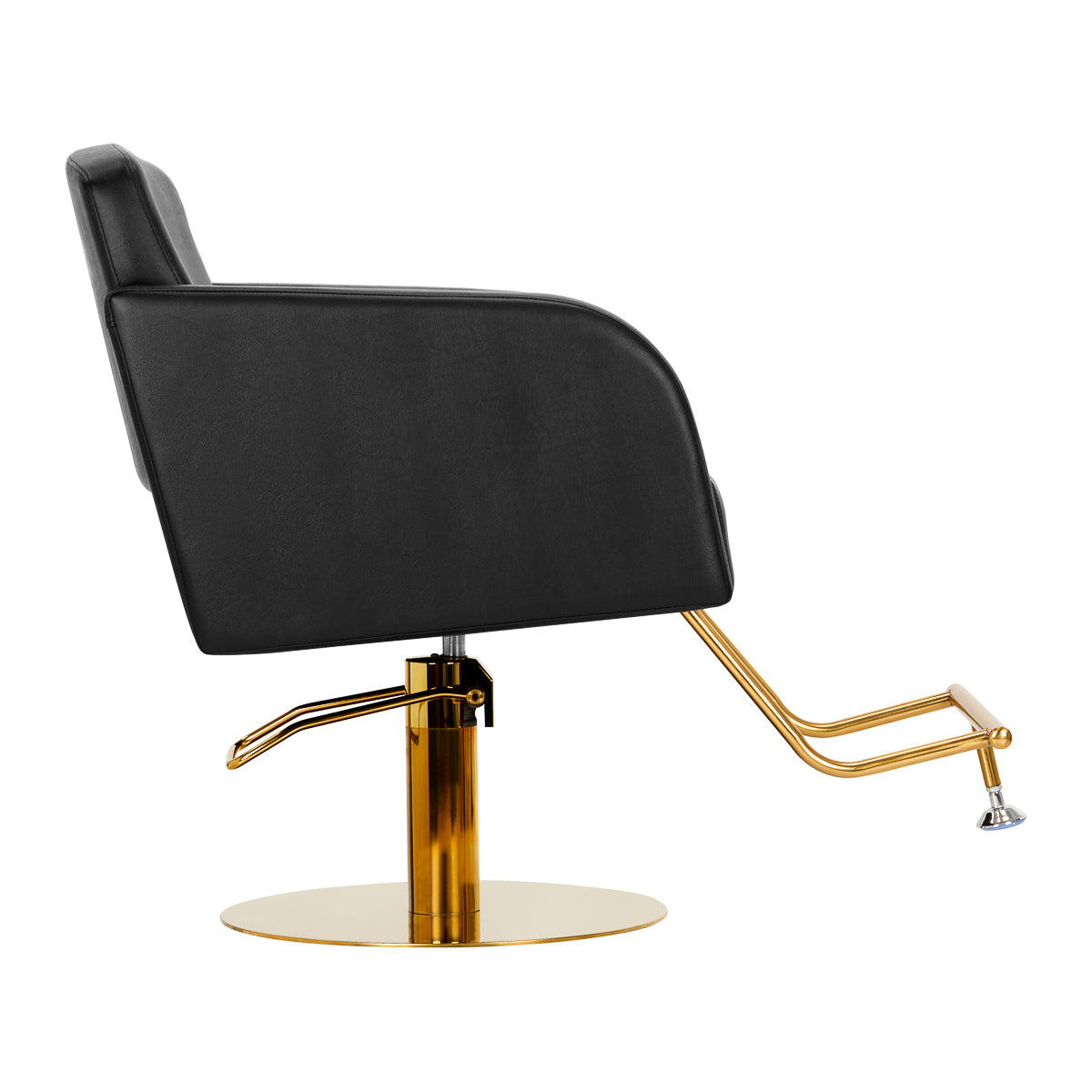 Hairdressing chair Gabbiano Turyn black gold - BVShop