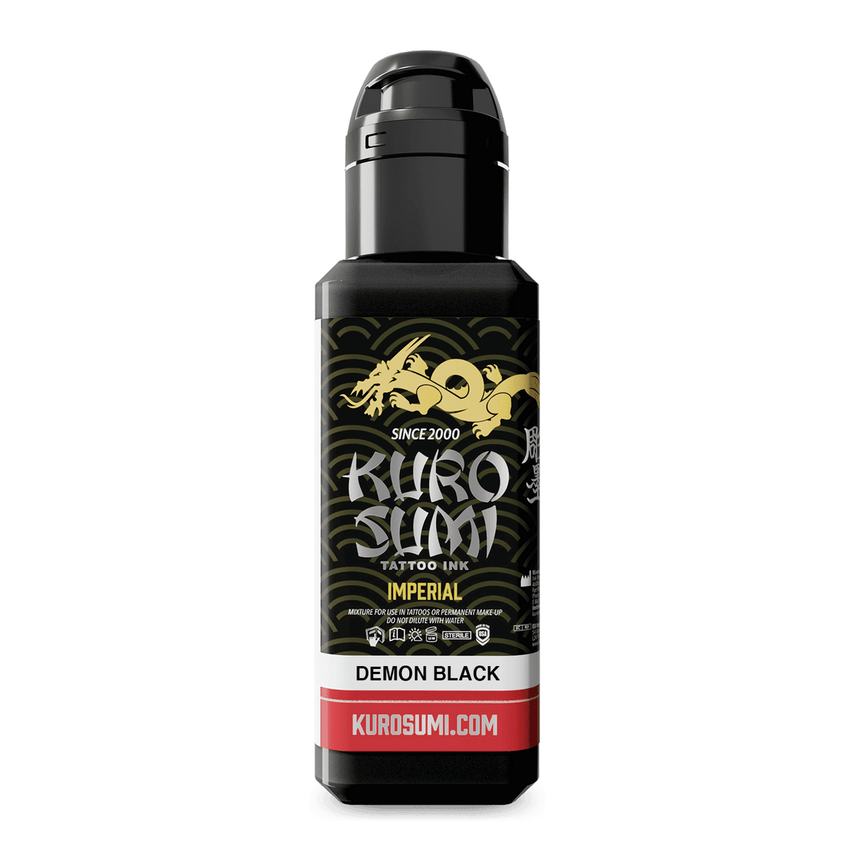 Kuro Sumi Imperial Tattoo Ink Demon Black - BVShop