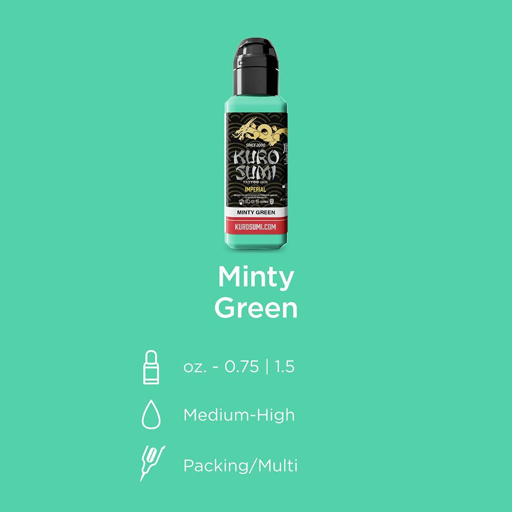 Kuro Sumi Imperial Tattoo Ink Minty Green - BVShop
