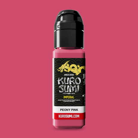 Kuro Sumi Imperial Tattoo Ink Peony Pink 44ml - BVShop
