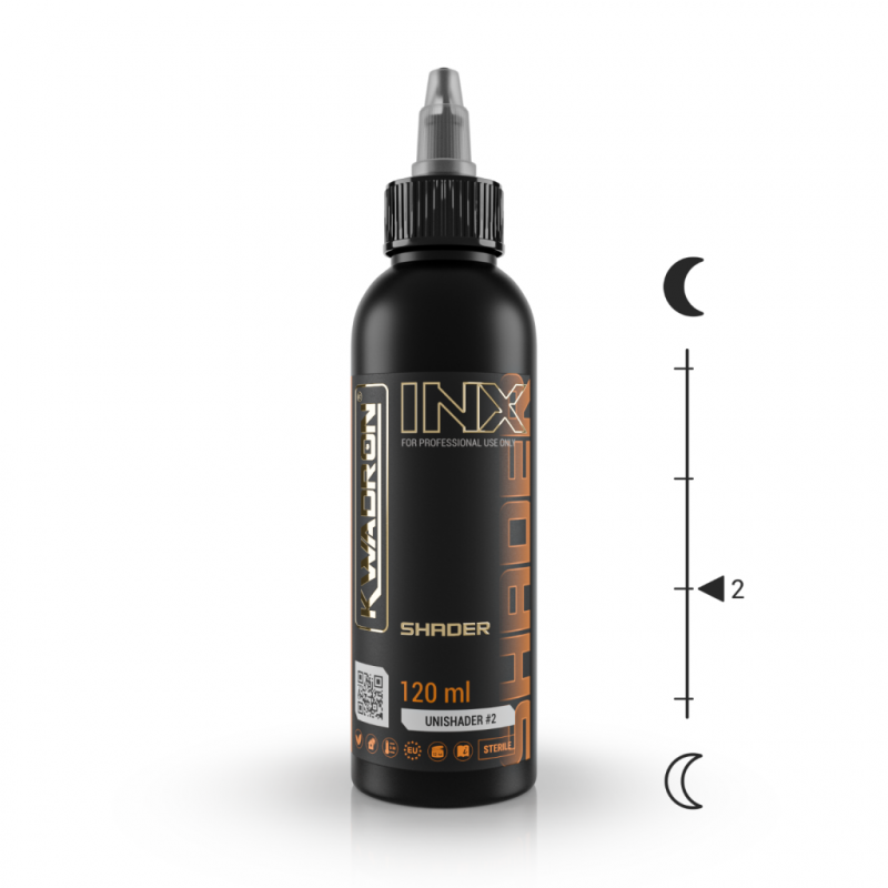 Kwadron INX UniShader #2 Tattoo Pigment 120ml/240ml - BVShop