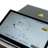 Compact GLOVCON MED tattoo removal laser with touchscreen interface