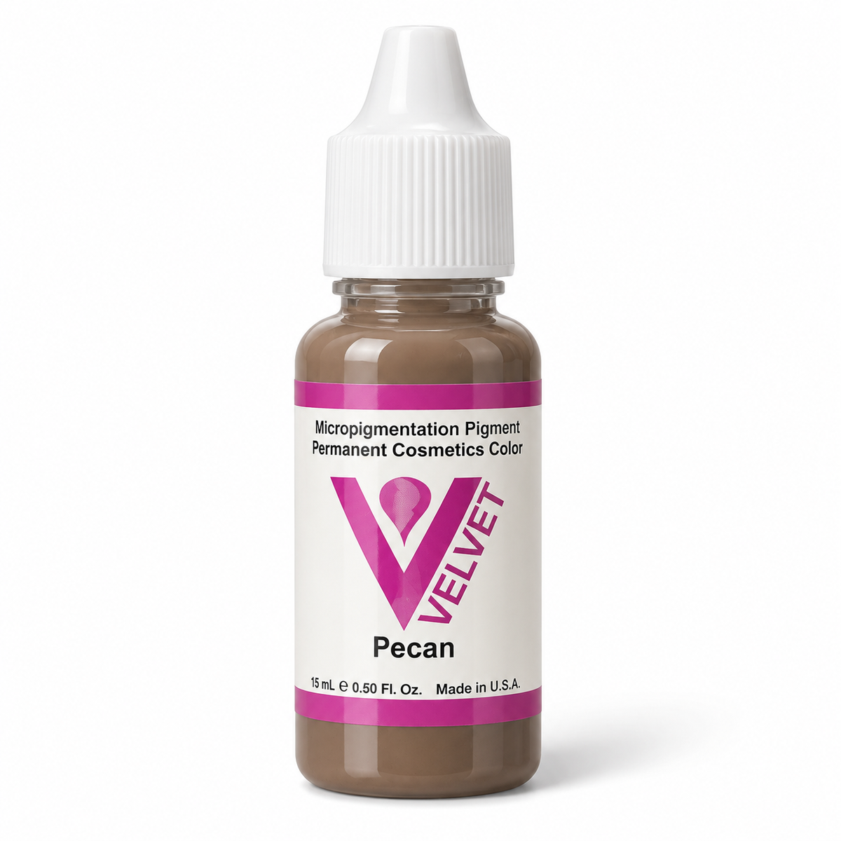 Li Pigments Velvet Pecan Pigment 15ml - bottle on white background with soft shadow