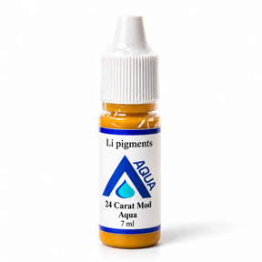 Li Pigments Aqua 24 Carat Mod Modifier 7ml — bottle on white background with soft shadow