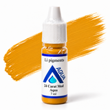 Li Pigments Aqua 24 Carat Mod Modifier 7ml — bottle with pigment colour smear