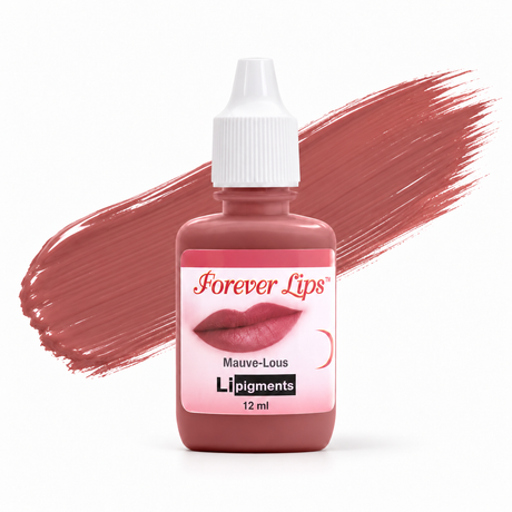 Li Pigments Forever Mauve-Lous Pigment 12ml — bottle with pigment colour smear