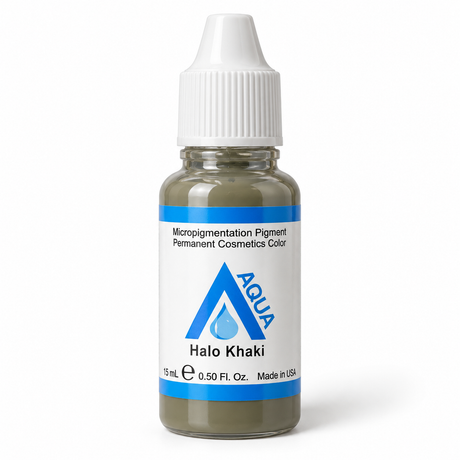 Li Pigments Aqua Halo Khaki Pigment 15ml — bottle on white background with soft shadow