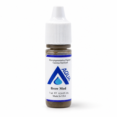 Li Pigments Aqua Brow Mod Modifier 7ml — product bottle on white with soft shadow