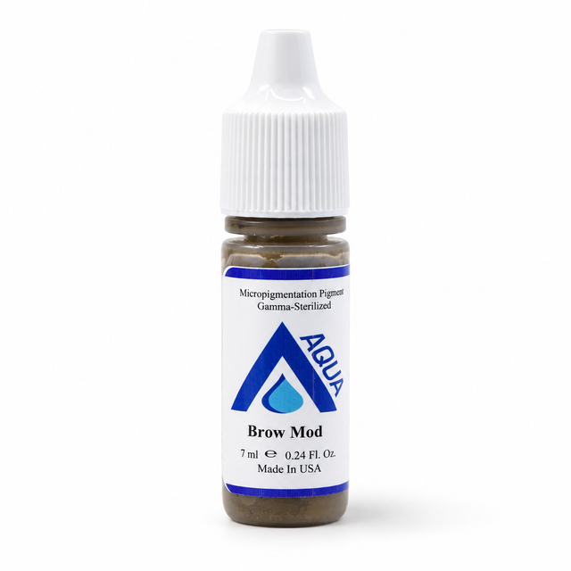 Li Pigments Aqua Brow Mod Modifier 7ml — product bottle on white with soft shadow