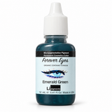 Li Pigments Forever Eyes Emerald Green 12ml — actual bottle restored on white with soft shadow