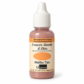 Li Pigments Forever Areola & Skin Malibu Tan 12ml — bottle on white background with soft shadow