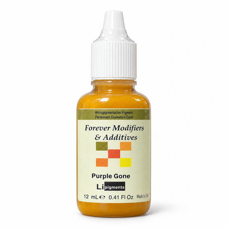 Li Pigments Forever Modifiers & Additives Purple Gone 12ml — bottle on white background with soft shadow