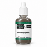 Li Pigments Micro Colors Brow Highlighter 2 Modifier 12ml — bottle on white background with soft shadow