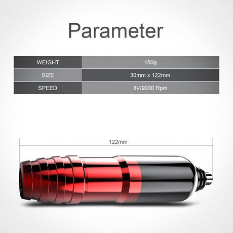 Mast Atom M4 Rotary Tattoo Machine Pen Black - BVShop