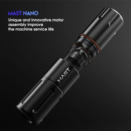 Mast Nano rotary tattoo pen held in hand