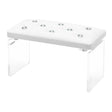 Momo Diamond manicure support stand Velour white - BVShop