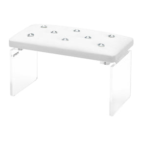 Momo Diamond manicure support stand Velour white - BVShop