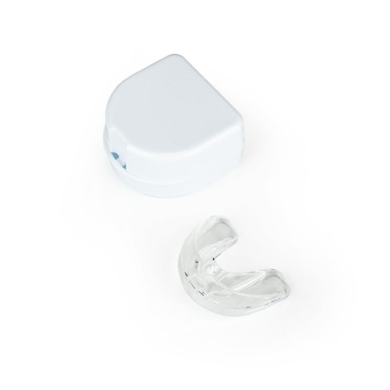 BVShop mouth guard for lip permanent makeup, showing a clear silicone dental guard used for lip tattooing procedures.
