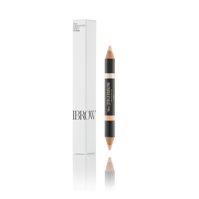 Mrs Highbrow Highlighting Duo Brow Pencil 01 Rose - BVShop