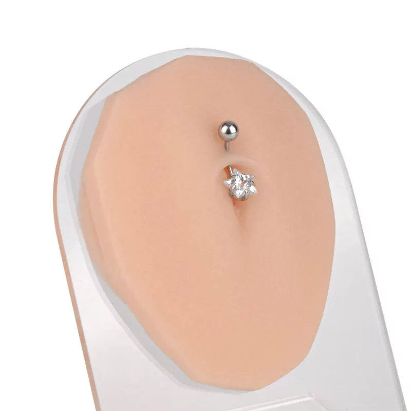 Navel Piercing Silicone Model